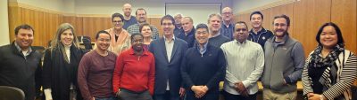 Executive Ph.D. students conclude a class with the Department of Business Information Technology’s Graduate Studies Coordinator Paul Lowry (at front row center, fifth from left)